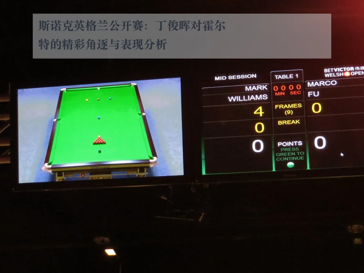 斯诺克英格兰公开赛：丁俊晖对霍尔特的精彩角逐与表现分析